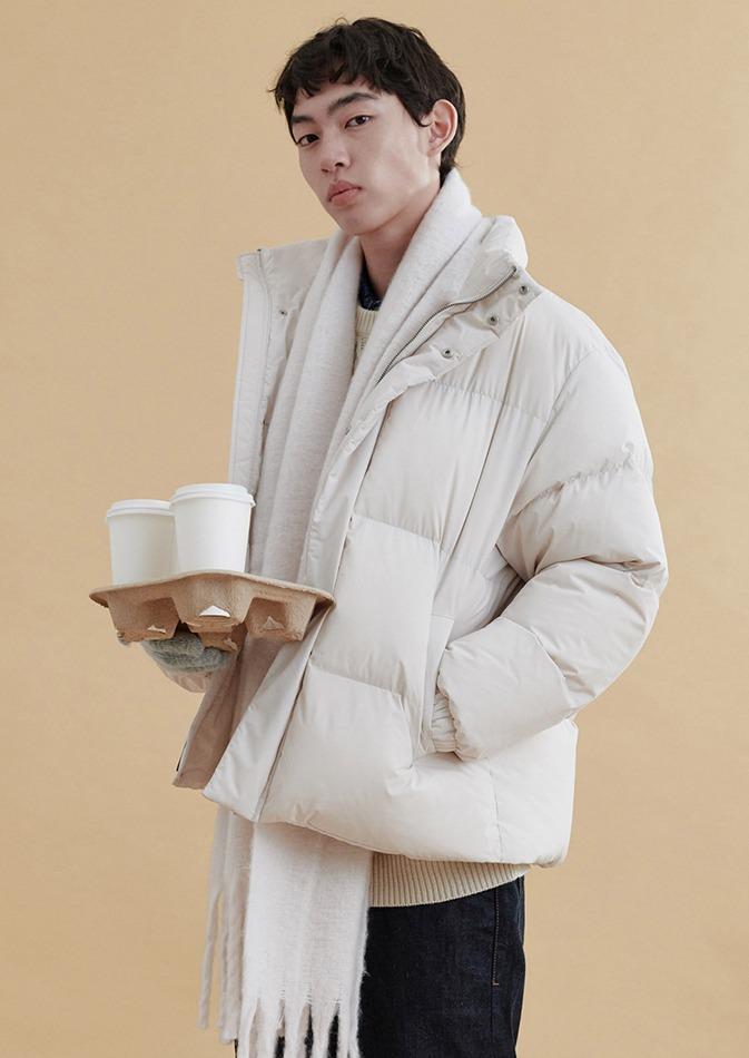 웰론 패딩 푸퍼 아이보리