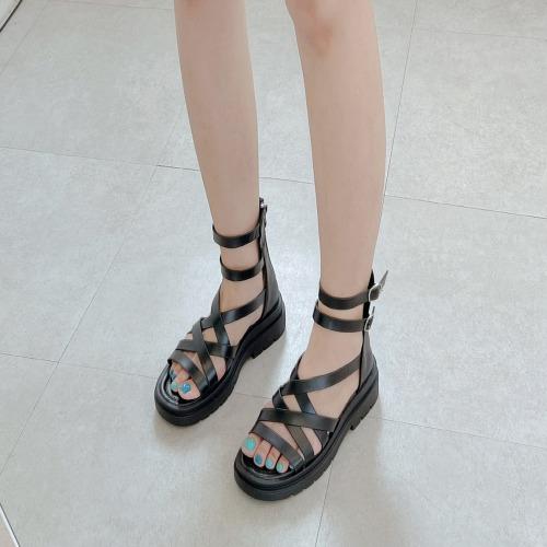 벨트 글래디에이터샌들 5cm