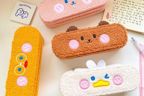 뽀글이 필통 파우치