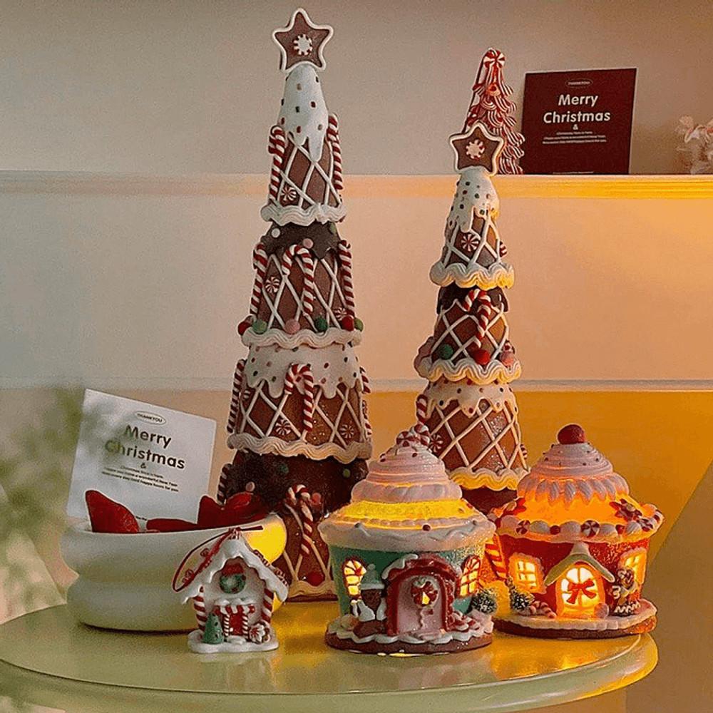 헨젤과 그레텔 쿠키하우스 크리스마스 장식 오브제 오너먼트