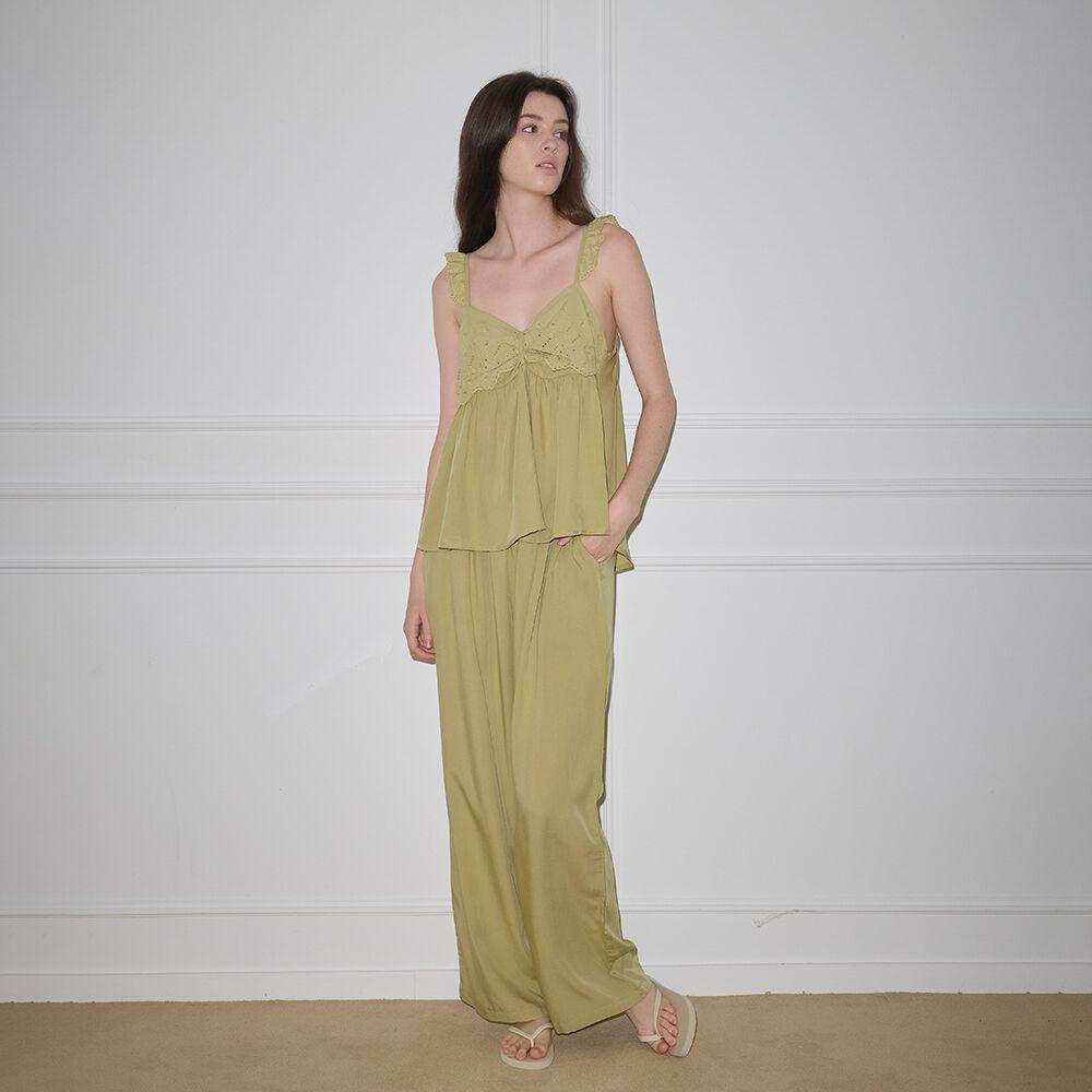 MJ_Bow sling nightgown_GREEN