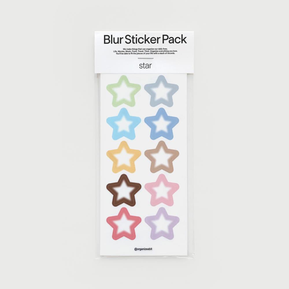 blur sticker pack star 블러 스타 투명 별 스티커 스티커팩