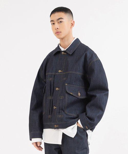 선플라워 90s leather bomber jacket - 위시버킷