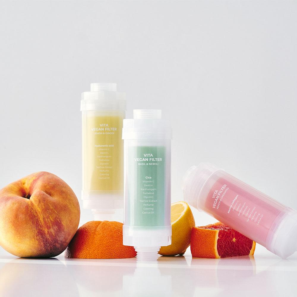 퓨어썸 비타 비건 필터 3종 택1 (진정/탄력/보습) (샤워기 교체없이 사용)