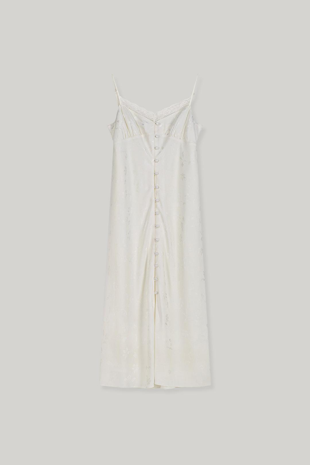 Kamin Lace Long Dress (Cream)