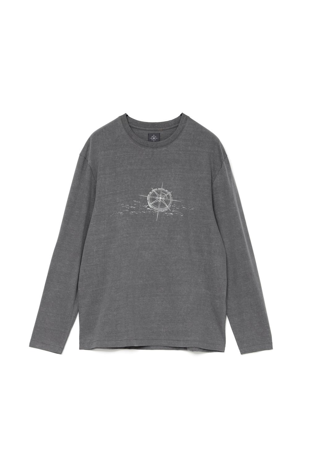 VTG Compass Tee Dyed Grey