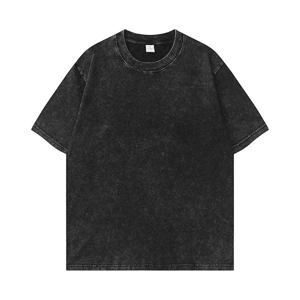 가바바 남녀공용 스트리트 워싱 기본 오버핏 반팔 티셔츠 G76786 (빅사이즈 S~XL)