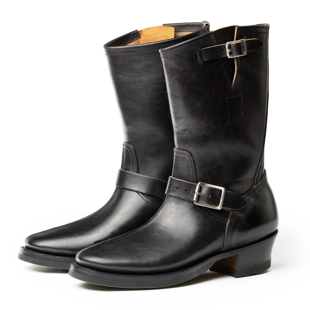 Clinch Engineer Boots CN Last OD Black Horsebutt - US 10.5