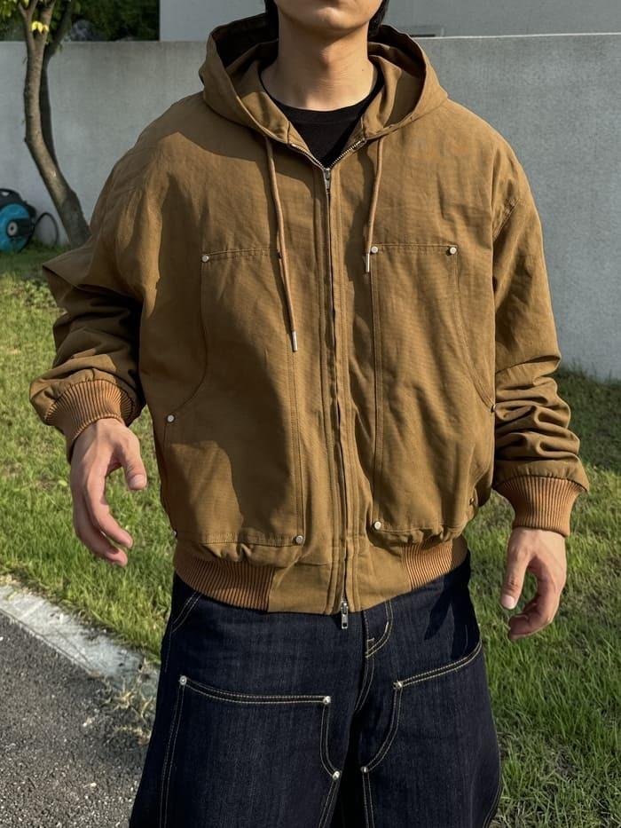 코지코어 워크 후드 집업 (3color)