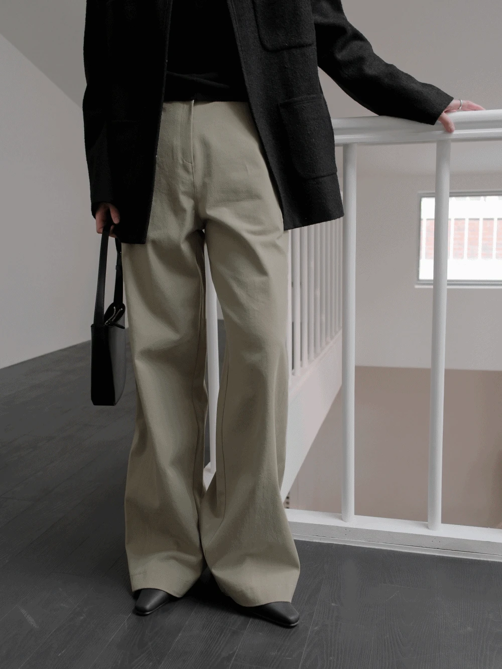 코벨 와이드 코튼 팬츠_Cobel pants