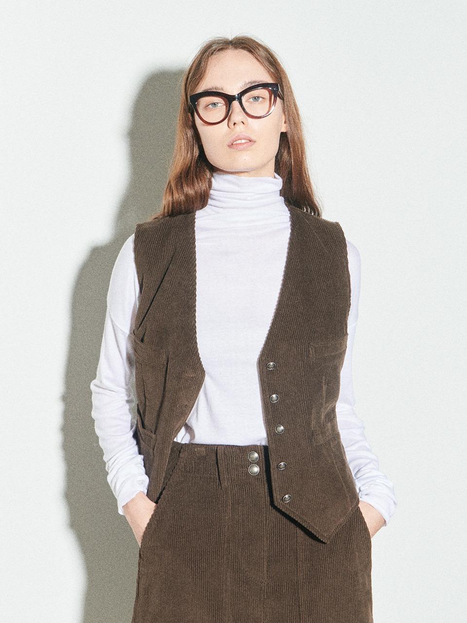 [딘디's PICK!] CHARLOTTE COURDUROY VEST
