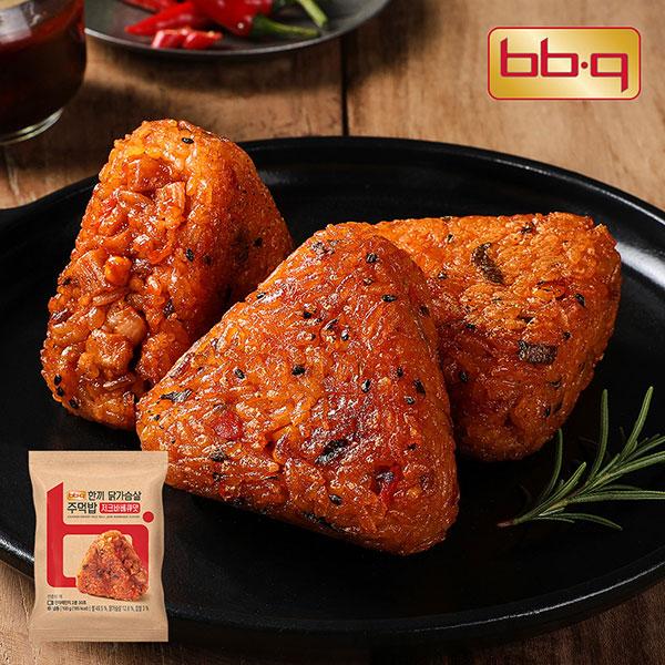 BBQ 한끼 닭가슴살 주먹밥 저크바베큐맛 100g