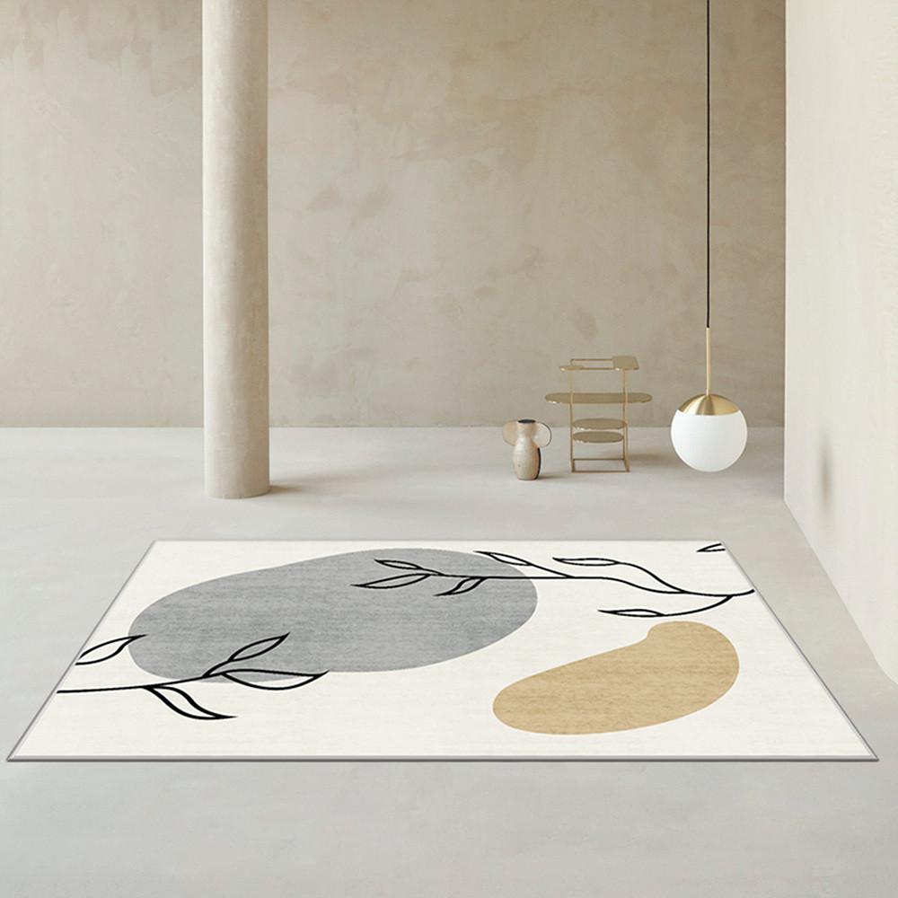 북유럽 워셔블 먼지없는 예쁜 러그 물세탁 매트 멍석 모던 거실 식탁 빈티지 단모 카페트