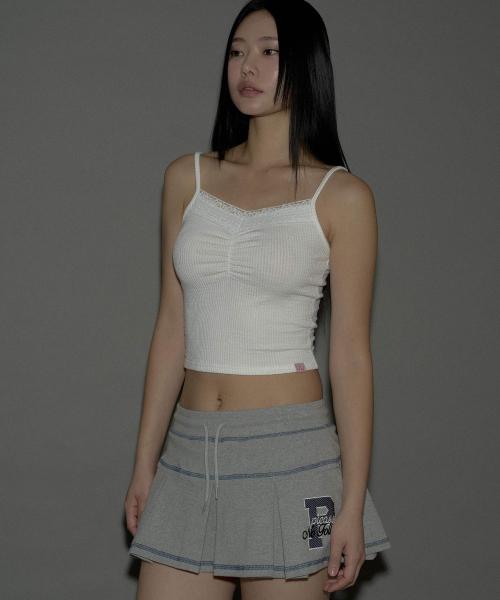 Hanni Lace Sleeveless Top (White)