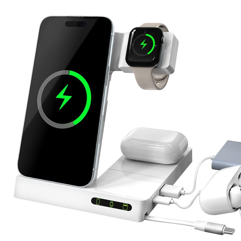 아이몰 6in1 올인원 갤럭시 애플 공용 무선 충전기 거치대