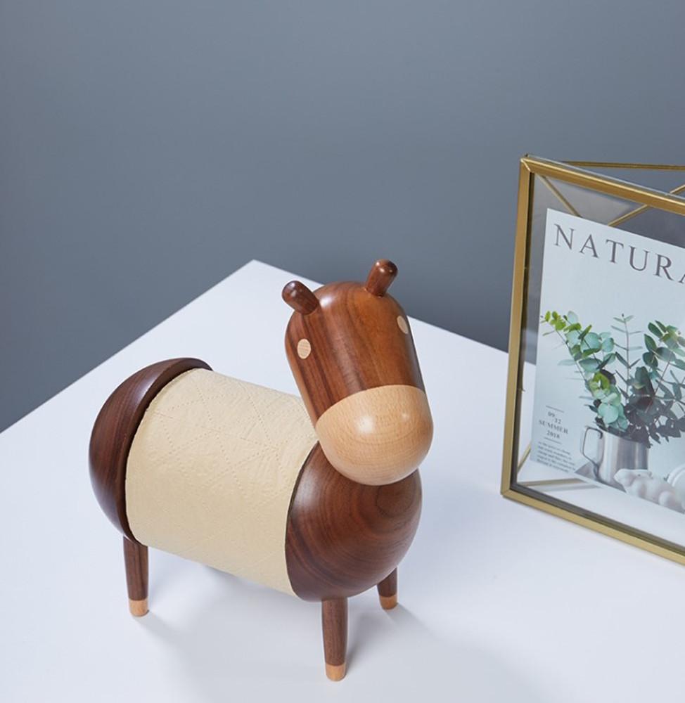 당나귀 원목 티슈 홀더 ﻿ Donkey Tissue Holder