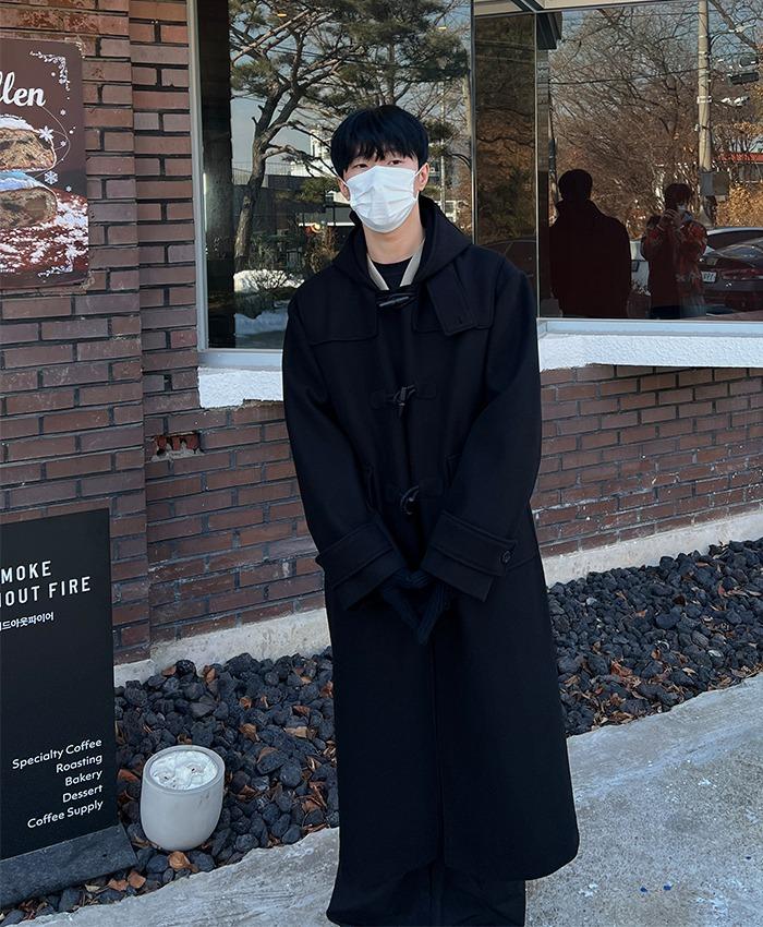 시티 울 롱더플코트 (3color)