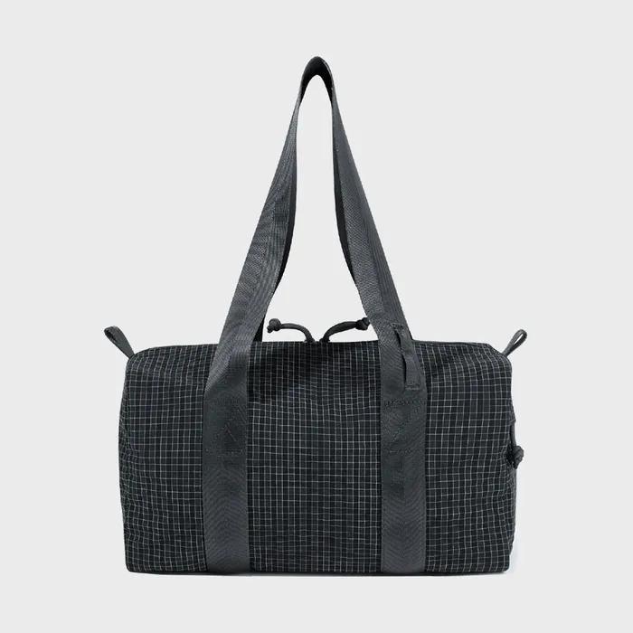 Micro Duffle Bag Black Grid