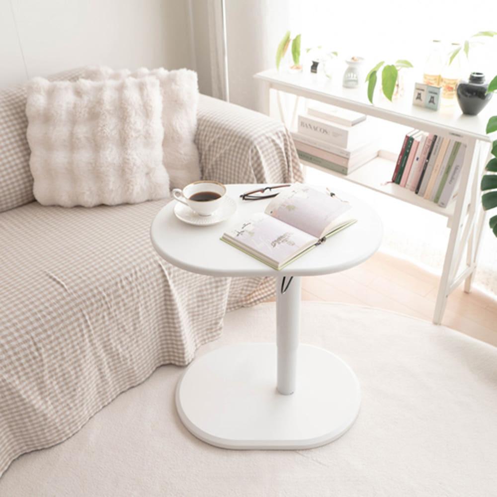 엔산마운트 SLT-02 이동형 이동식 높이 조절 사이드 무빙 데스크 책상 스탠딩 테이블 