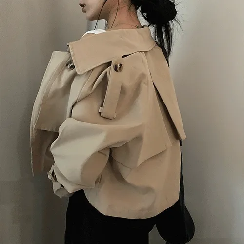 [당일발송🖤/핏보장*.*/봄] 모던 트렌치 숏자켓 / 봄자켓 봄아우터 봄점퍼