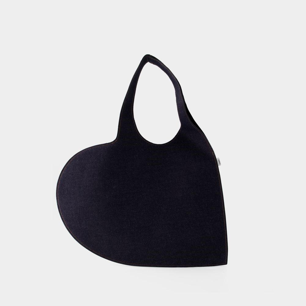 하트 토트 가방 코튼 블루 Heart Tote Bag - Coperni - Cotton - Blue