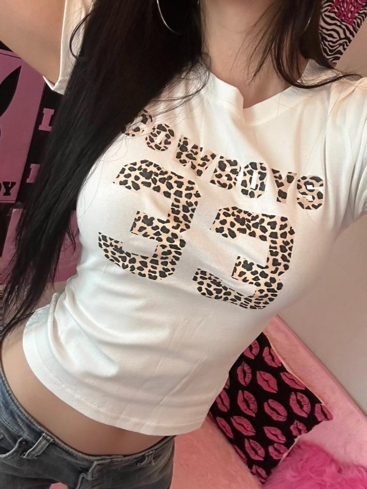 leopard cowboys T