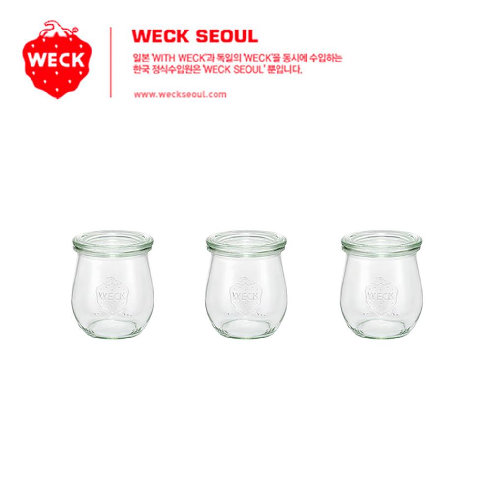 WECK 웩서울 튤립 220ml WE762 3개