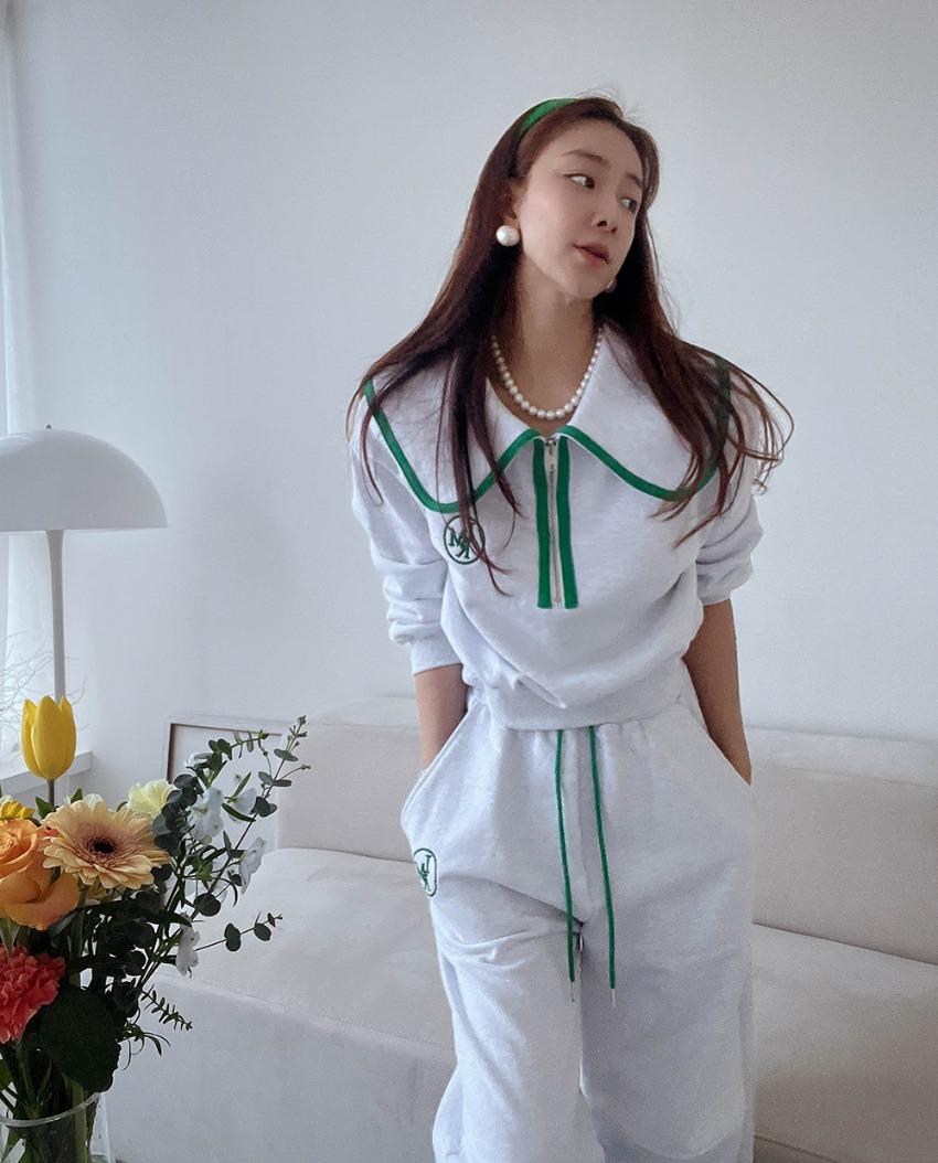 Sailor zip-up sweatshirt