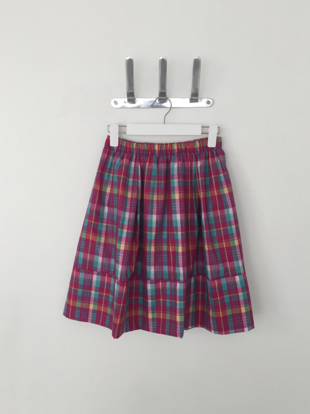 [made by fling] buttercup checker skirt