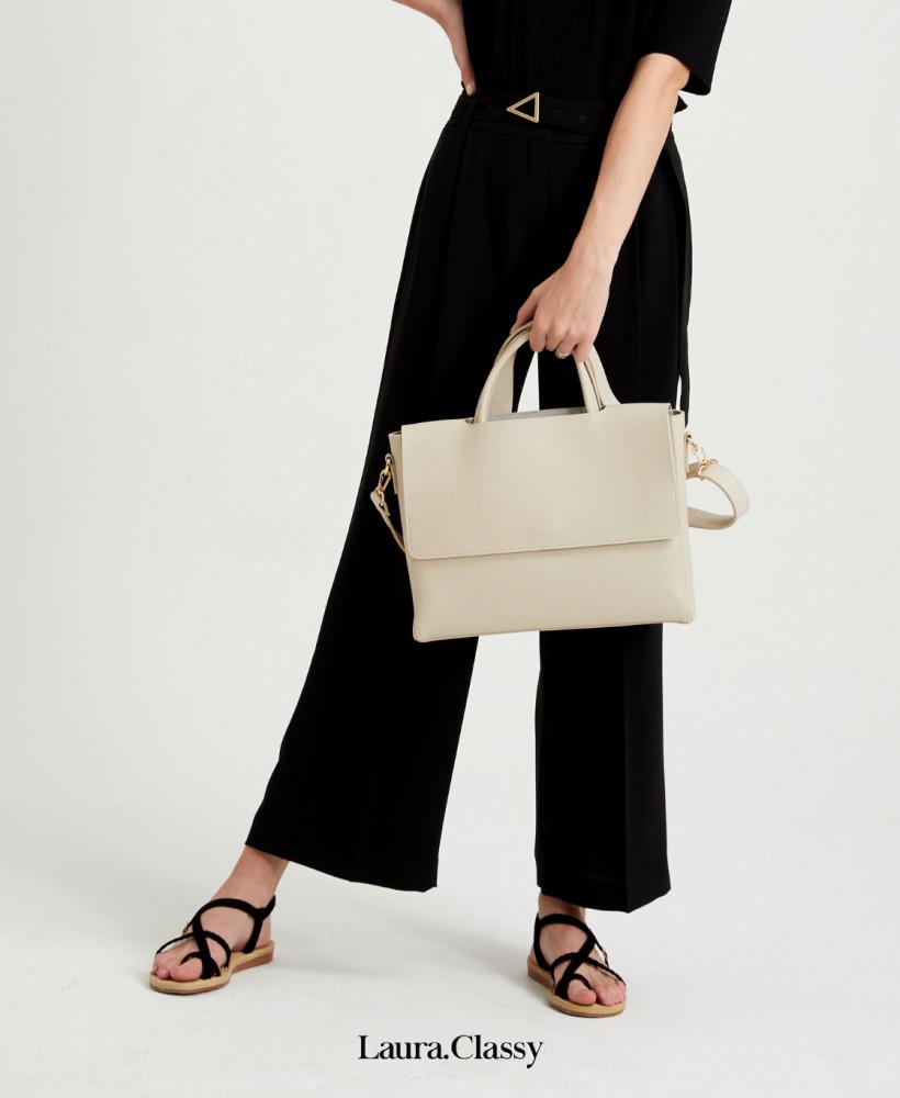 로라클래시 FLAU MINI BAG Cream Ivory (플로백 미니 크림아이보리) 가로32cm / 노트북가방 데일리백 직장인데일리백 디자이너가방