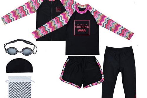 아동 래쉬가드 AQA331 선수용수경5종세트