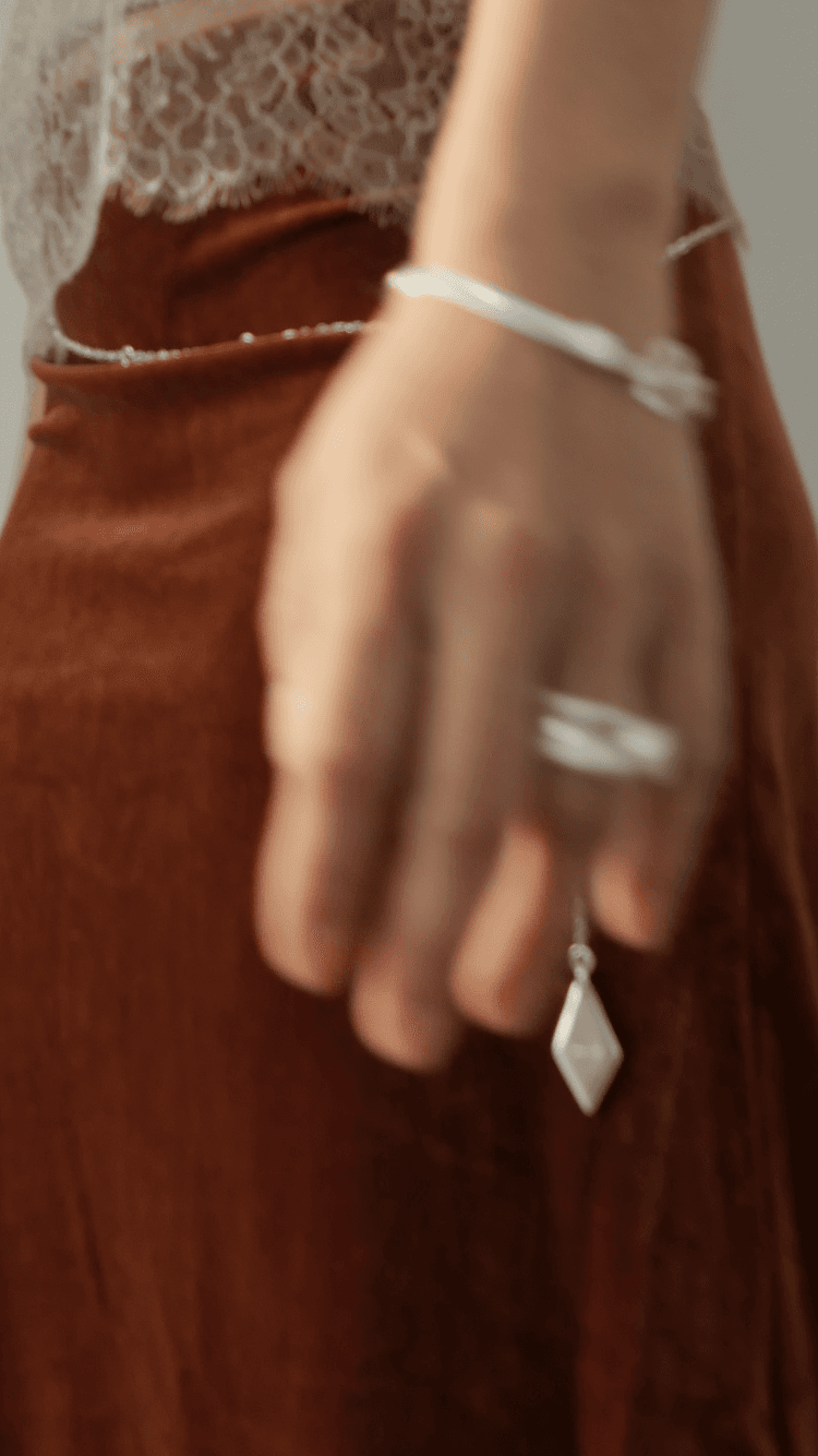 Braided hair bracelet