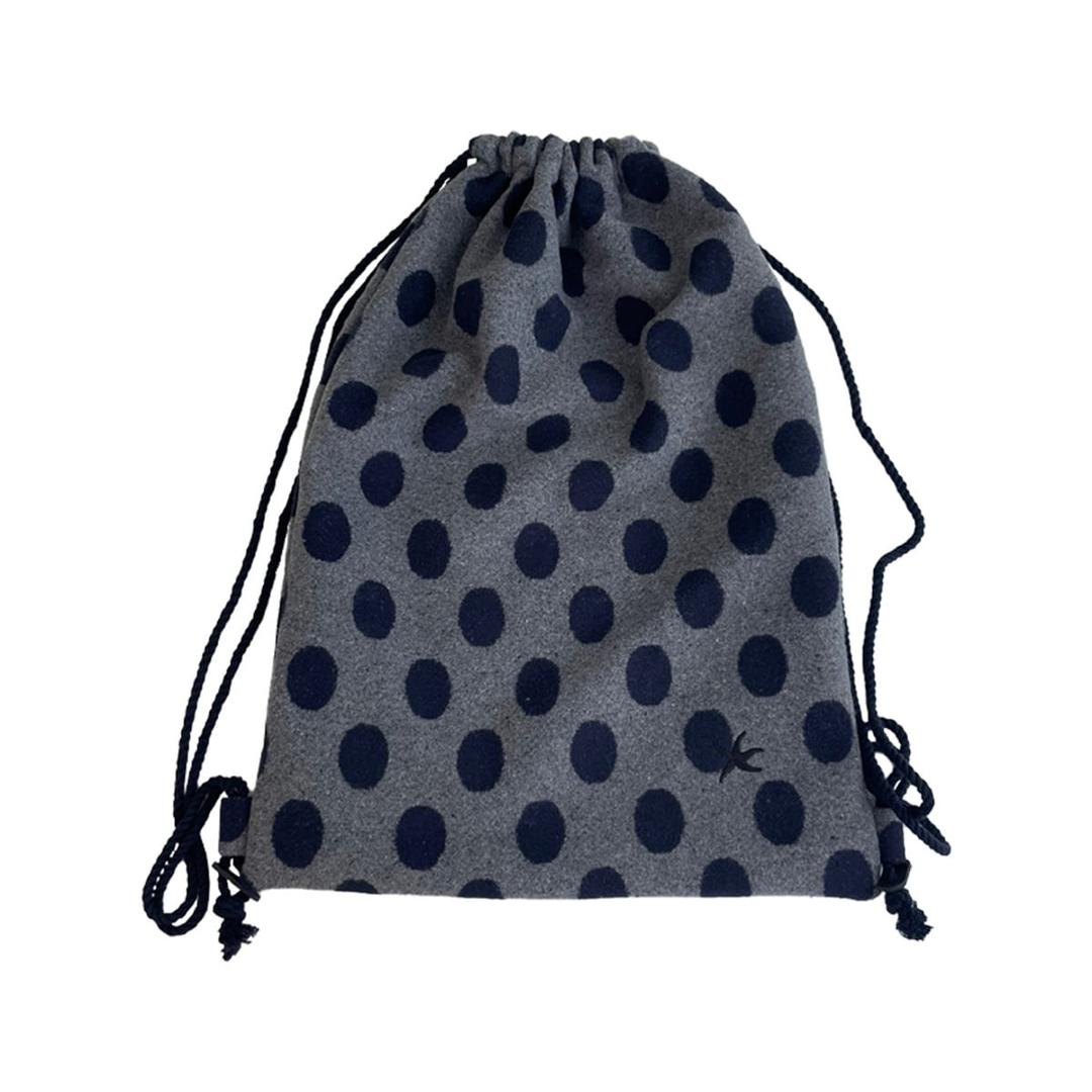 TCM dot gym sack (charcoal) (9/10 예약배송)