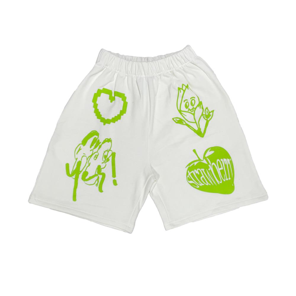 GRAPHIC SHORT_WHITE