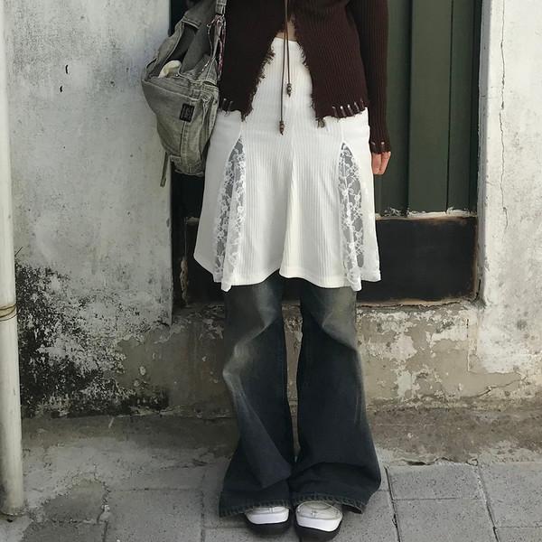 노코 레이어드 스커트 ( noko layered skirt )