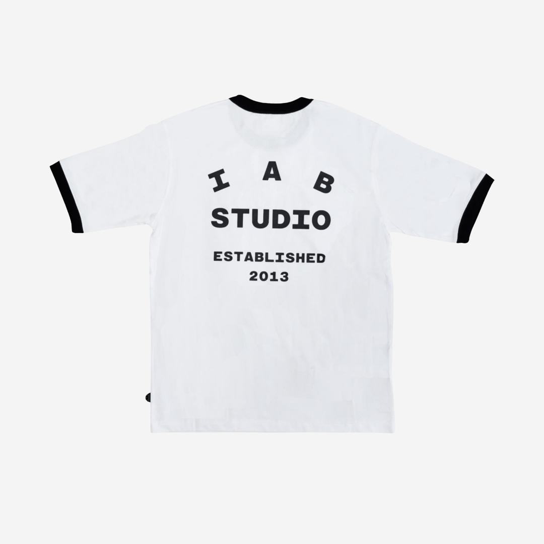 ★関税込★IAB Studio★IAB Studio T-Shirt White Light Green★ IAB STUDIO T-shirt White (Light green) Size 2XL | Depop