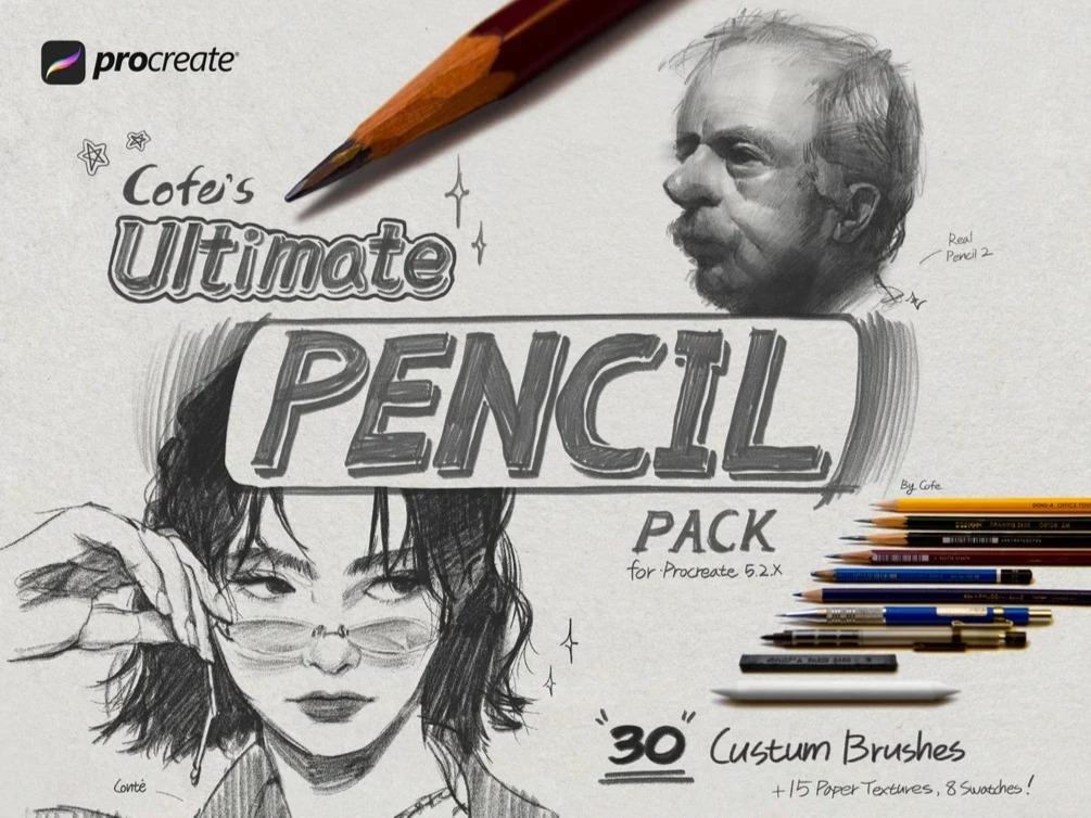 연필 브러시 팩 / Ultimate Pencil Pack | Procreate