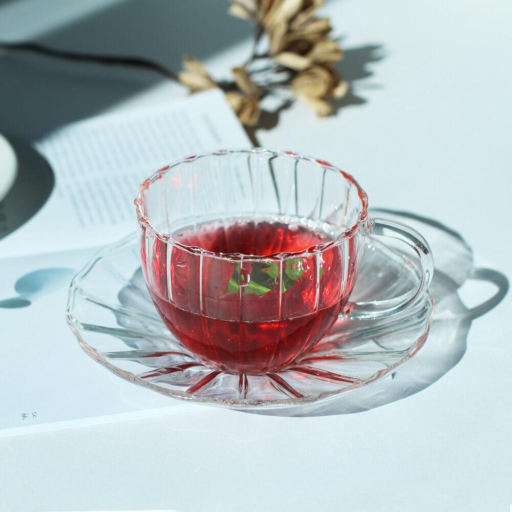 플라워 찻잔세트