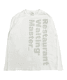 더콜디스트모먼트(THE COLDEST MOMENT)  TCM restaurant long sleeve (white/ivory) - 사이즈 & 후기 | 무신사