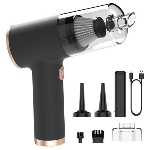홈플래닛 2in1 차량용 무선 진공 청소기 에어건 세트, 단일색상, CPLB-WCBM0...