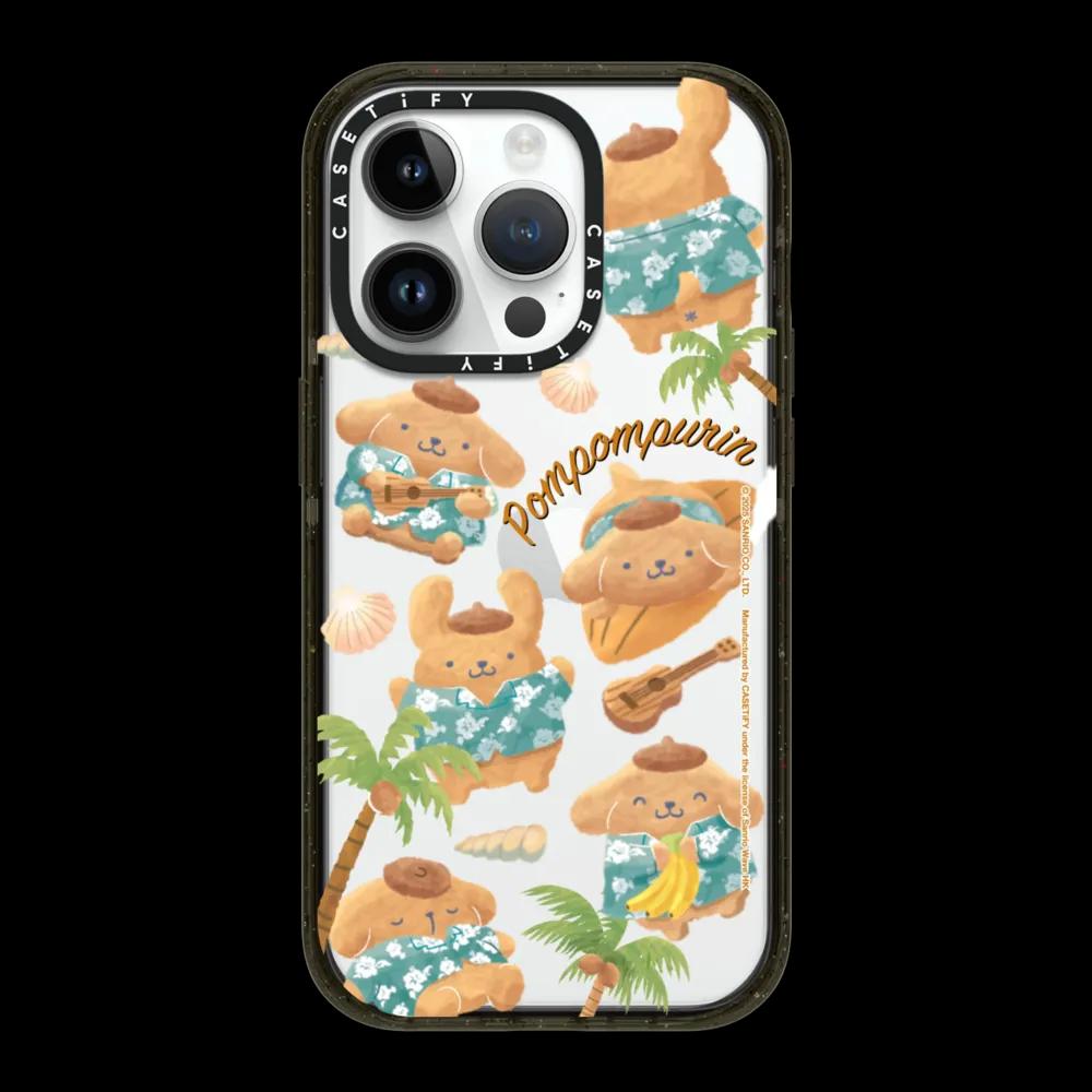 Sun-Kissed Pompompurin Sticker Phone Case