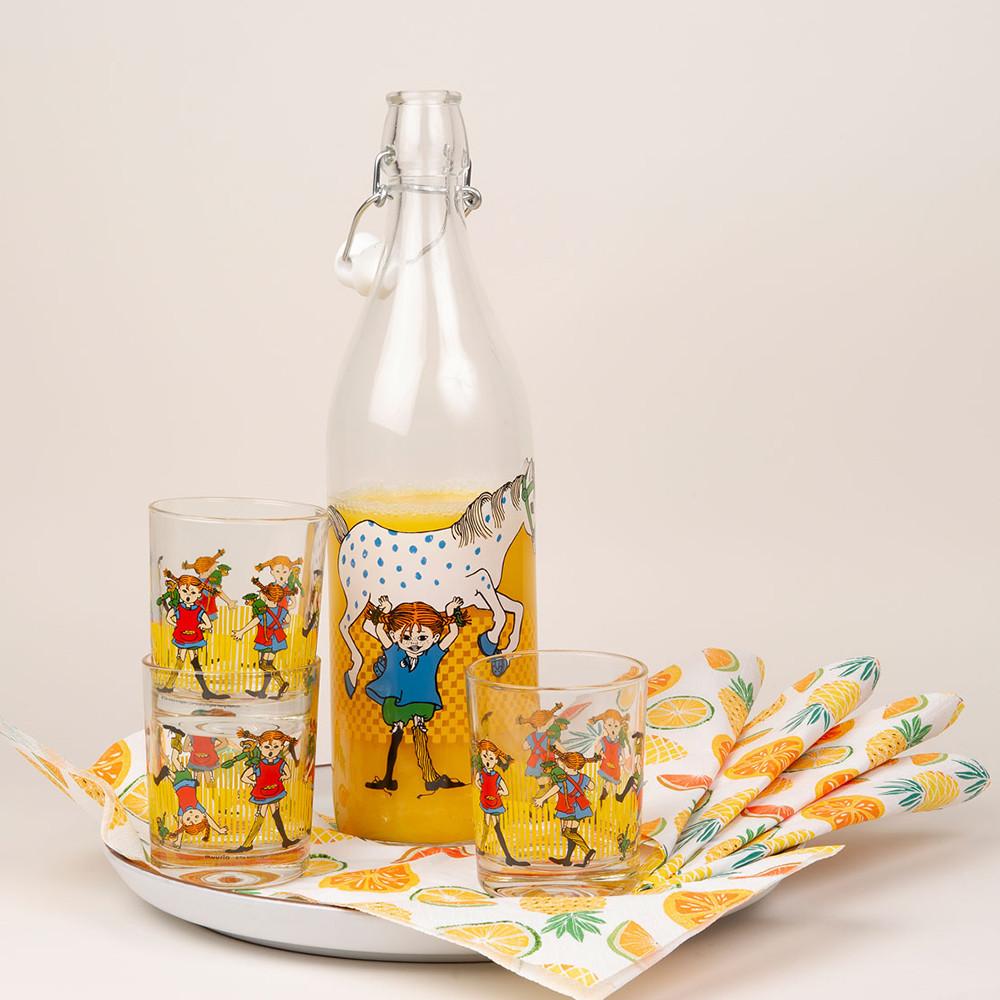 Muurla 무울라 삐삐롱스타킹 유리병 물병 1L Pippi