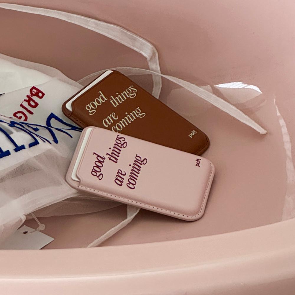 포프트 맥세이프 good things are coming 카드 홀더