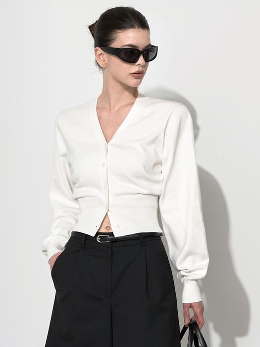 캐시미어 브이넥 가디건