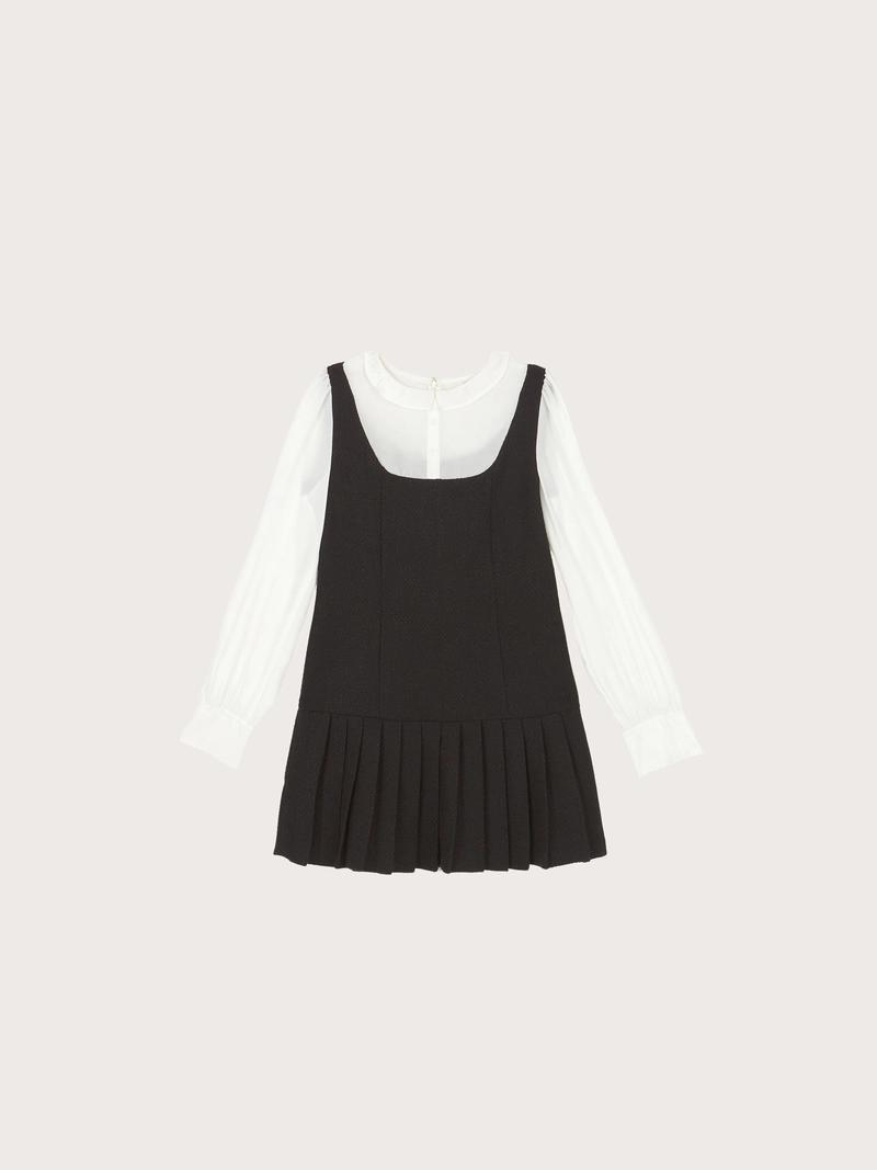 Merry on - 위즈 프릴 트위드 원피스*오늘 출발