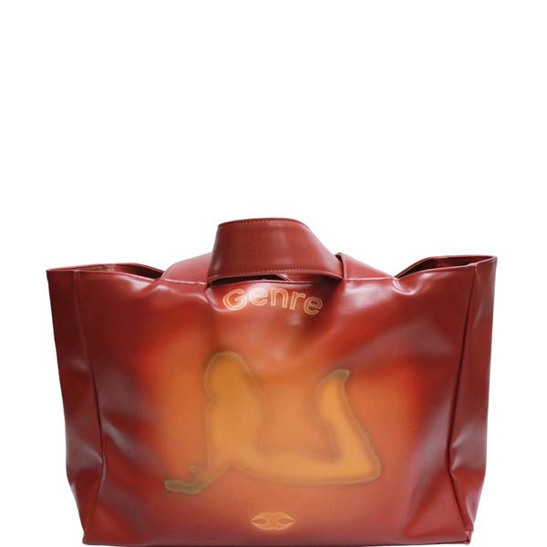 GENRE POSE LEATHER BAG BURGUNDY