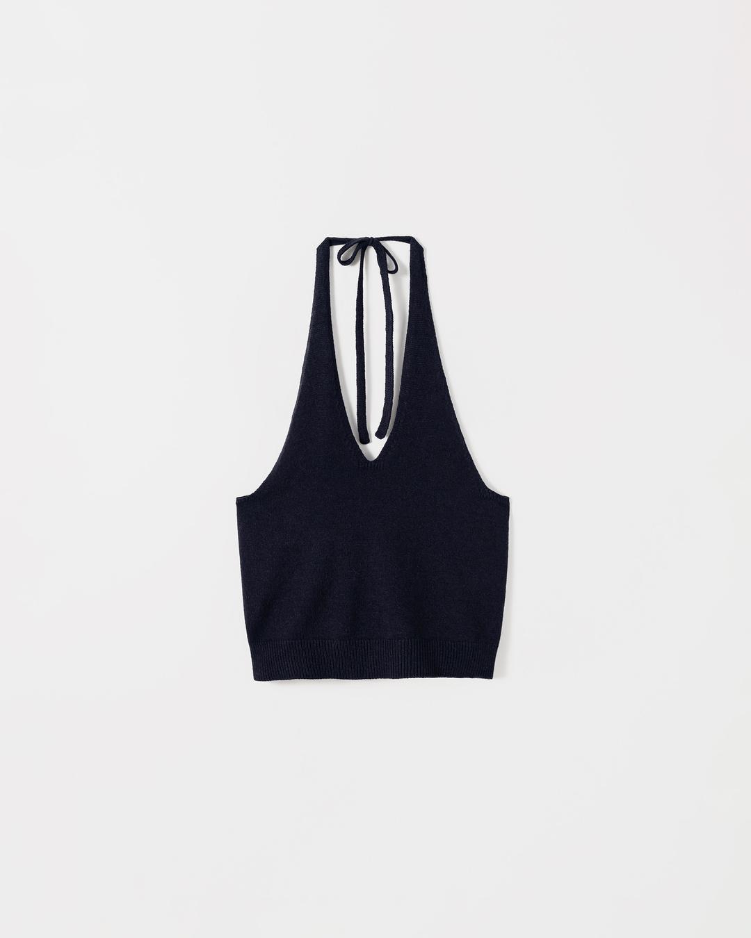 Lua Halter Neck Sleevless Knit