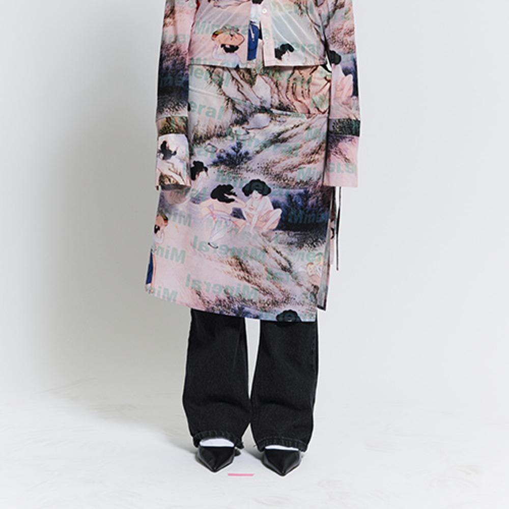 [MINERAL] Girls layerd skirt (Pink)