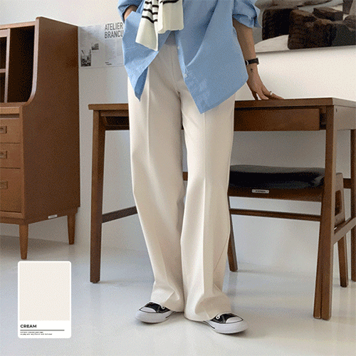 [2color][봄,가을]아묻따 와이드 슬랙스(M,L)