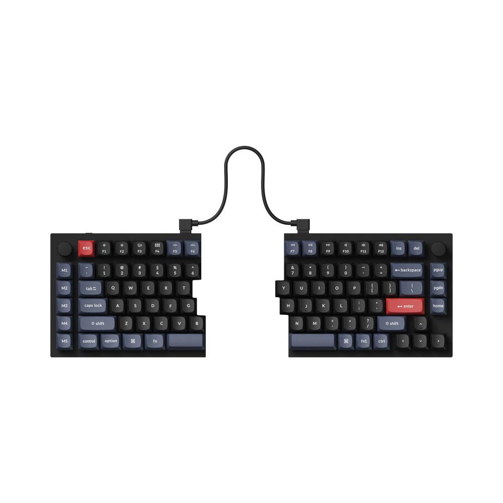 키크론 Q11 Knob 노브 RGB 알루미늄 커스텀 기계식 키보드 핫스왑 스플릿 분리형